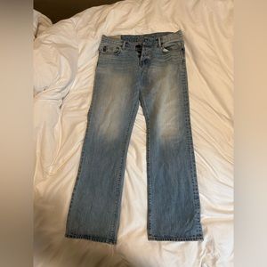 Abercrombie and fitch boot cut jeans